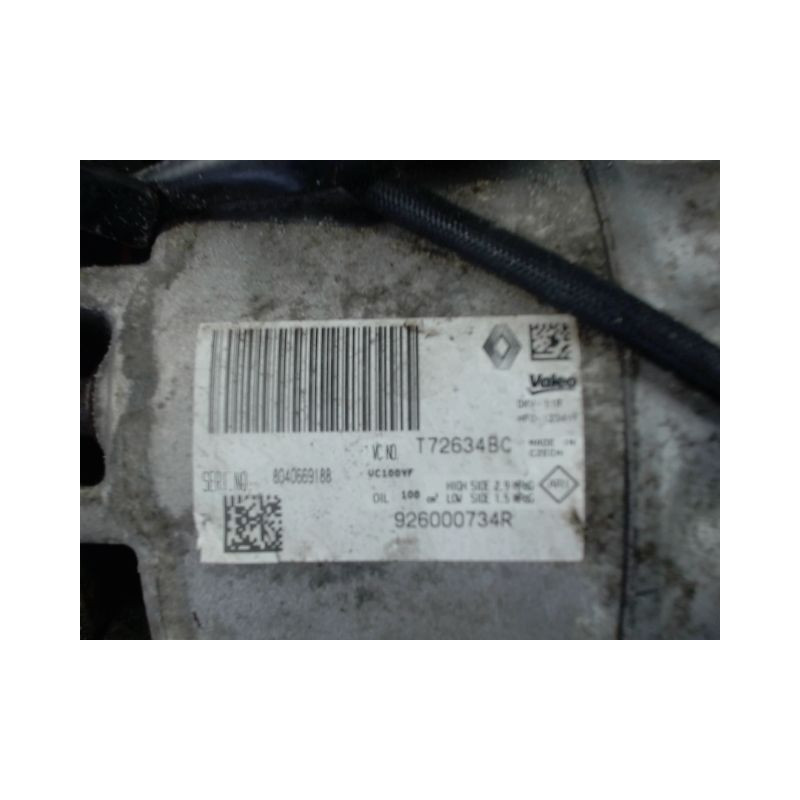 COMPRESSEUR AIR CONDITIONNE RENAULT CLIO IV