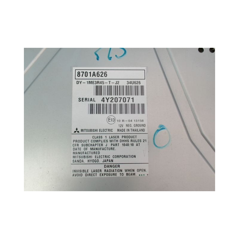 AUTORADIO CITROEN C4 AIRCR.