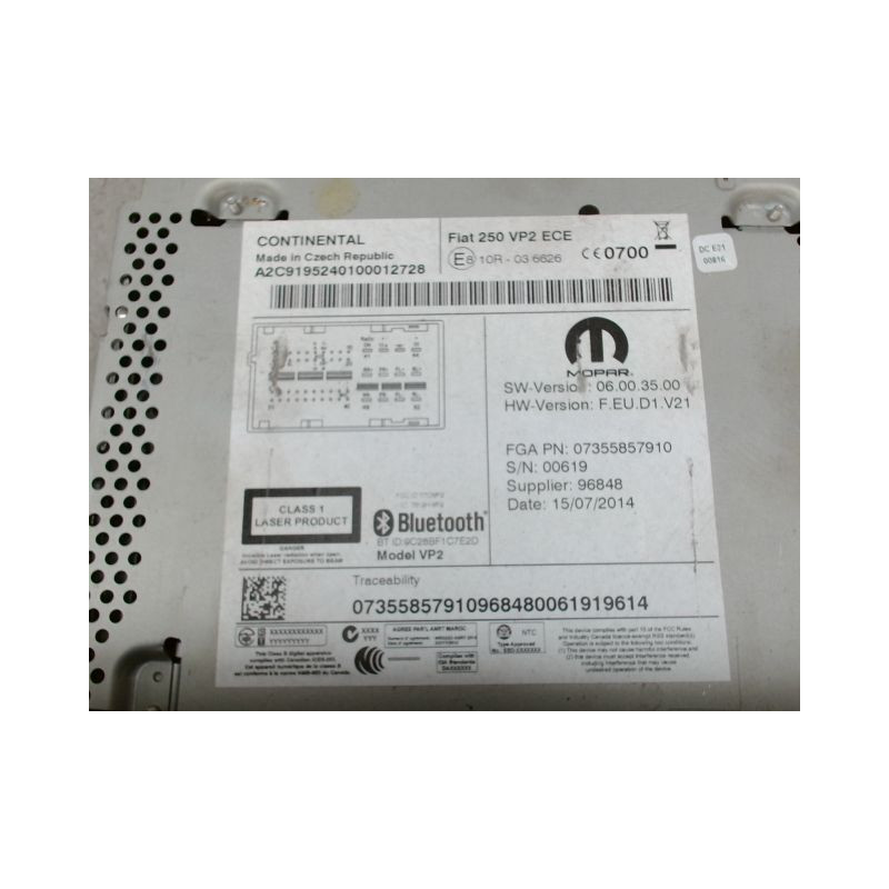 AUTORADIO CITROEN JUMPER 29C TOLE 2002-