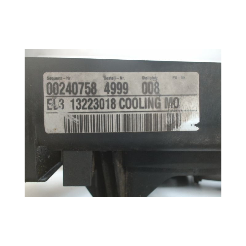 MOTEUR VENTILATEUR RADIATEUR OPEL INSIGNIA