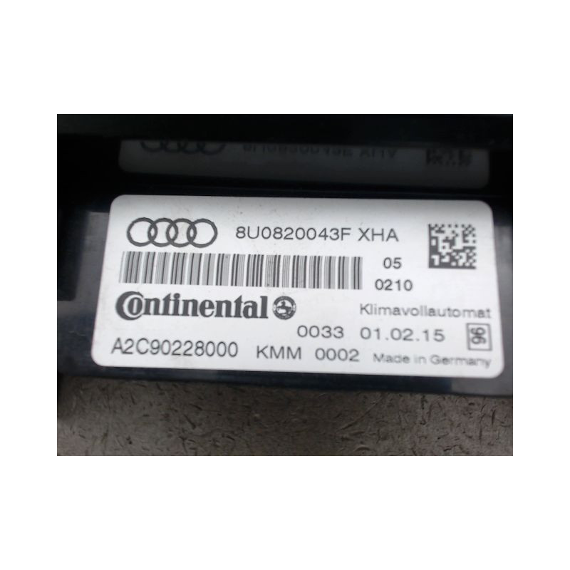 COMMANDE DE CHAUFFAGE AUDI Q3
