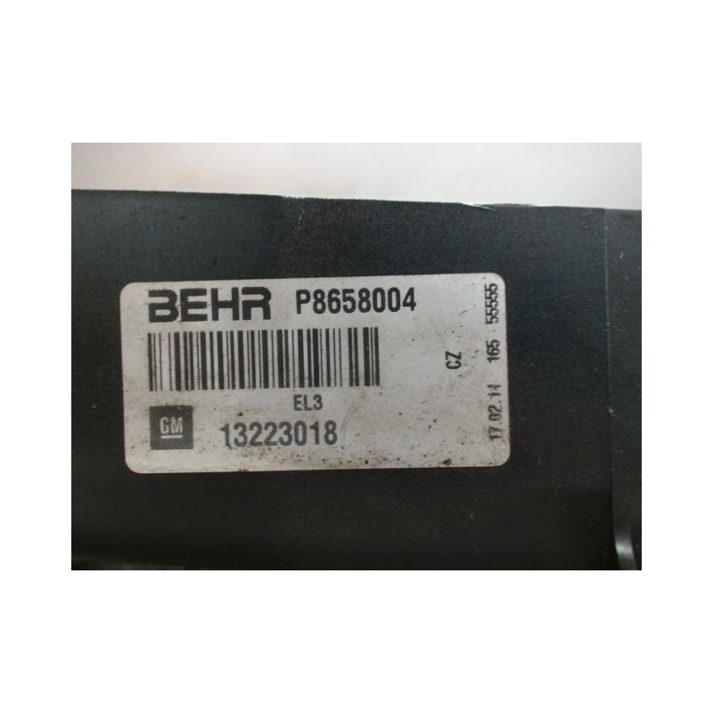 MOTEUR VENTILATEUR RADIATEUR OPEL INSIGNIA