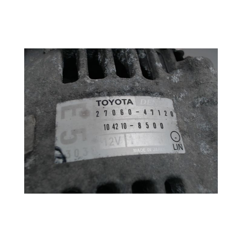 ALTERNATEUR TOYOTA VERSO-S