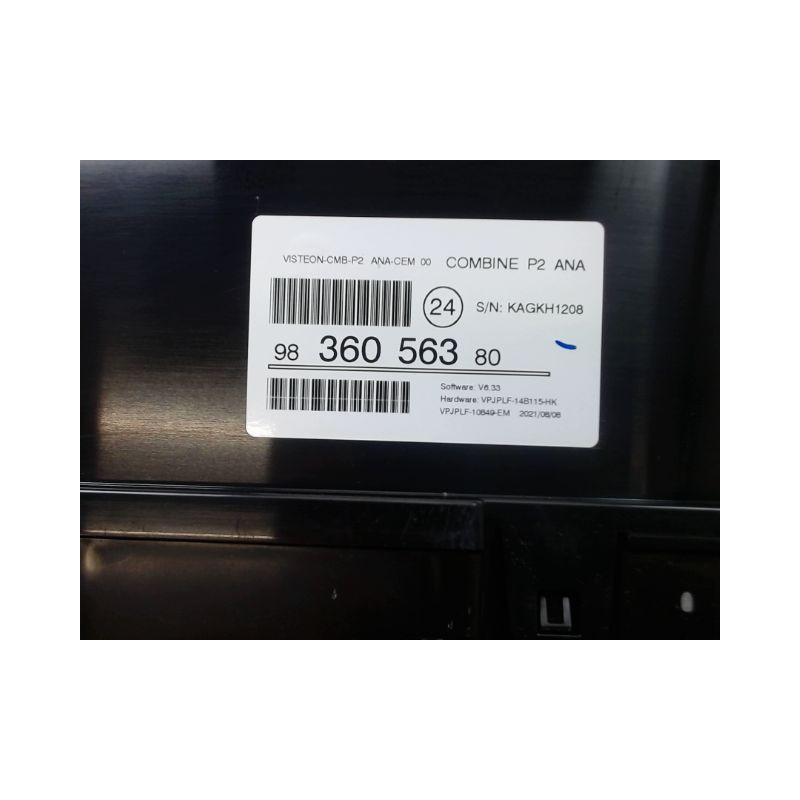 BLOC COMPTEURS PEUGEOT 208