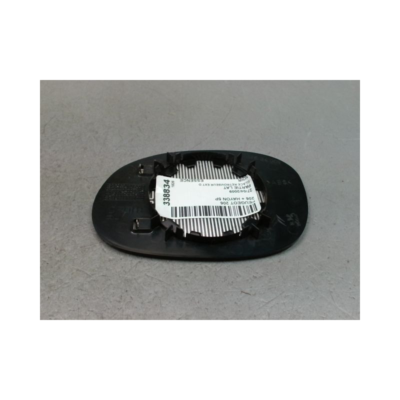 GLACE RETROVISEUR EXT D PEUGEOT 206 + 2009-2013