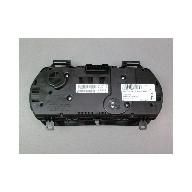 BLOC COMPTEURS RENAULT MEGANE IV PHASE 1 2015-