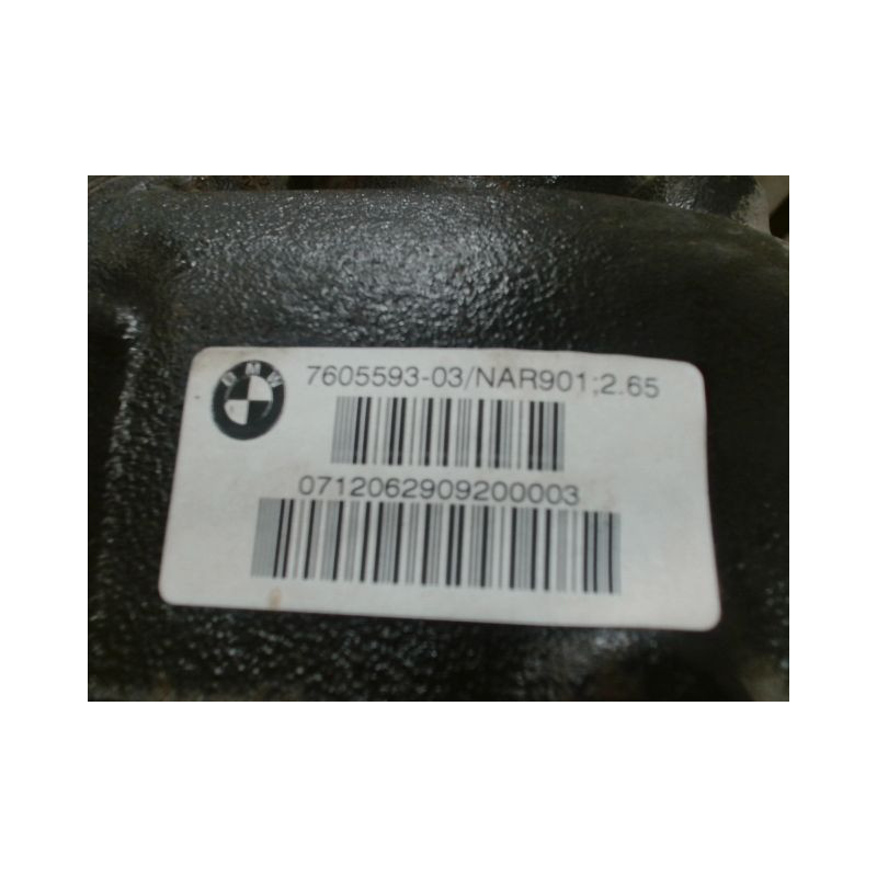 PONT ARRIERE B.M.W. SERIE 1 125 d