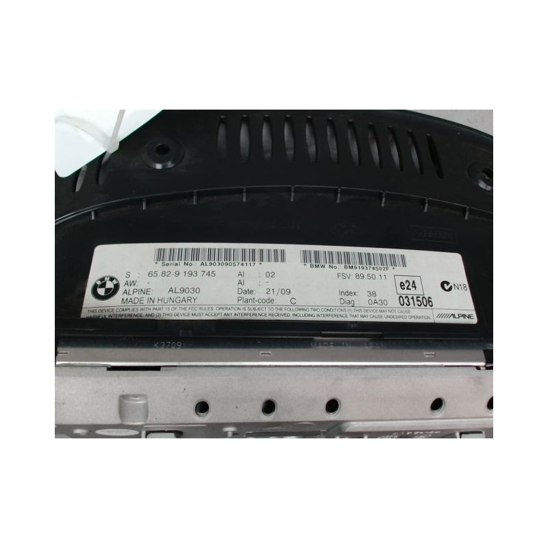 ECRAN GPS BMW SERIE 3 BERL. V Phase 2 (E90) 2008-2011