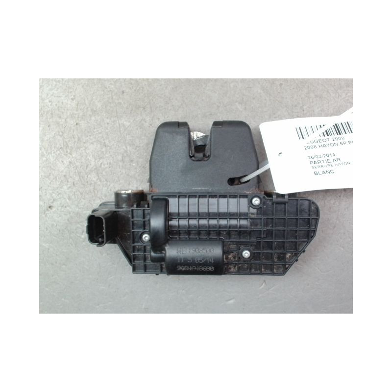 SERRURE HAYON  PEUGEOT 2008 Phase 1 2013-...