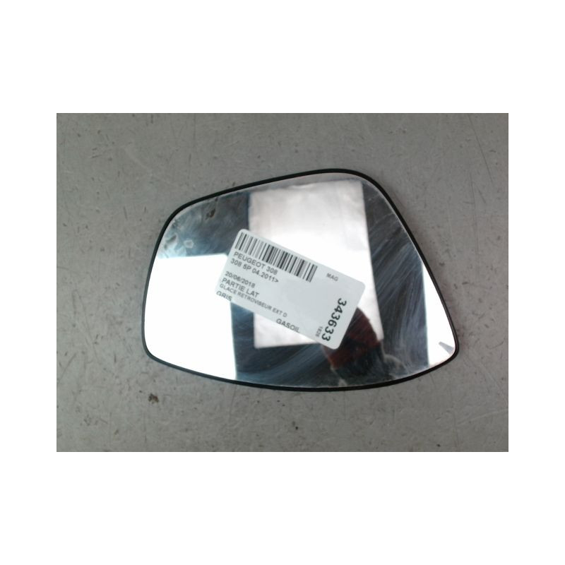 GLACE RETROVISEUR EXT D PEUGEOT 308 2011-