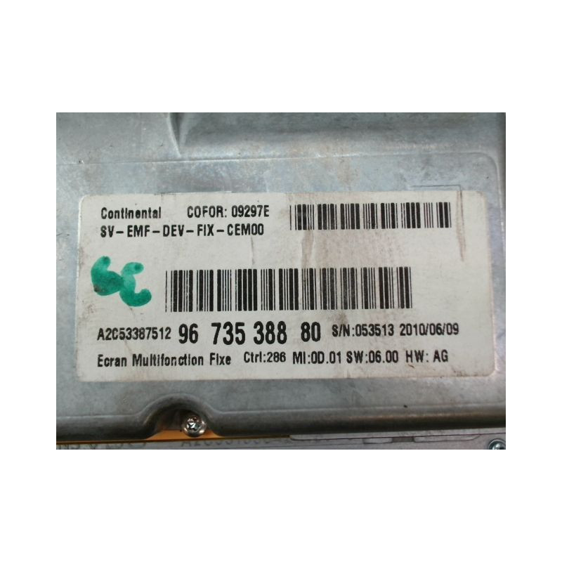 ECRAN GPS CITROEN C5 BERL. II (X7) 2008-...