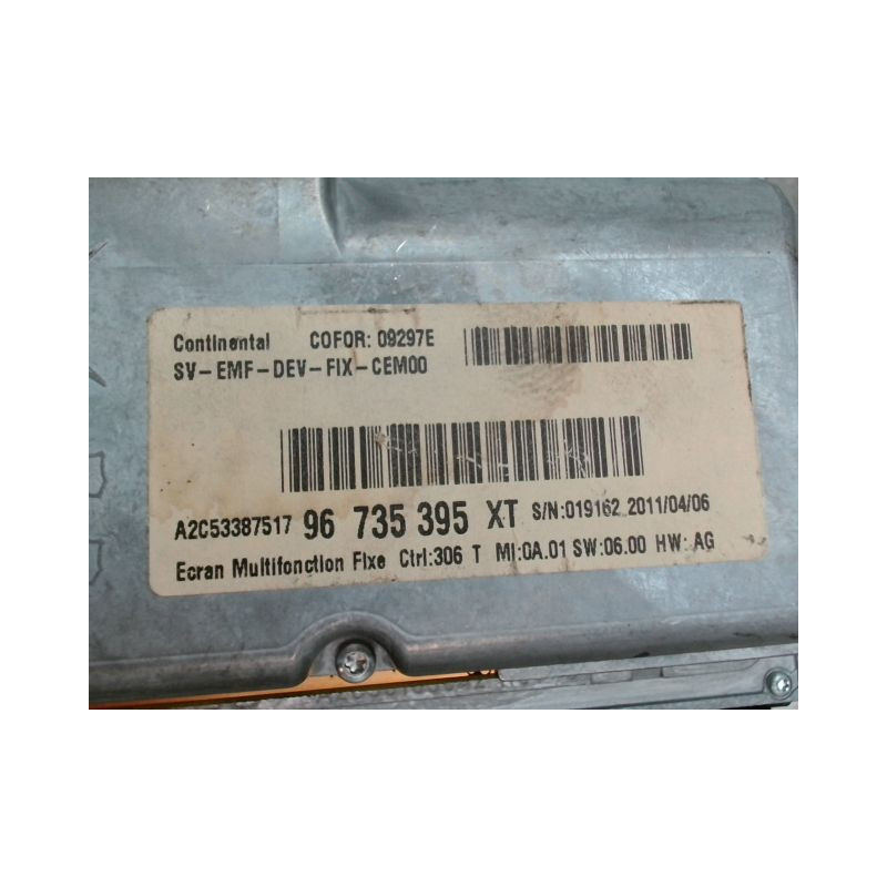 ECRAN GPS PEUGEOT 207 2006-2013