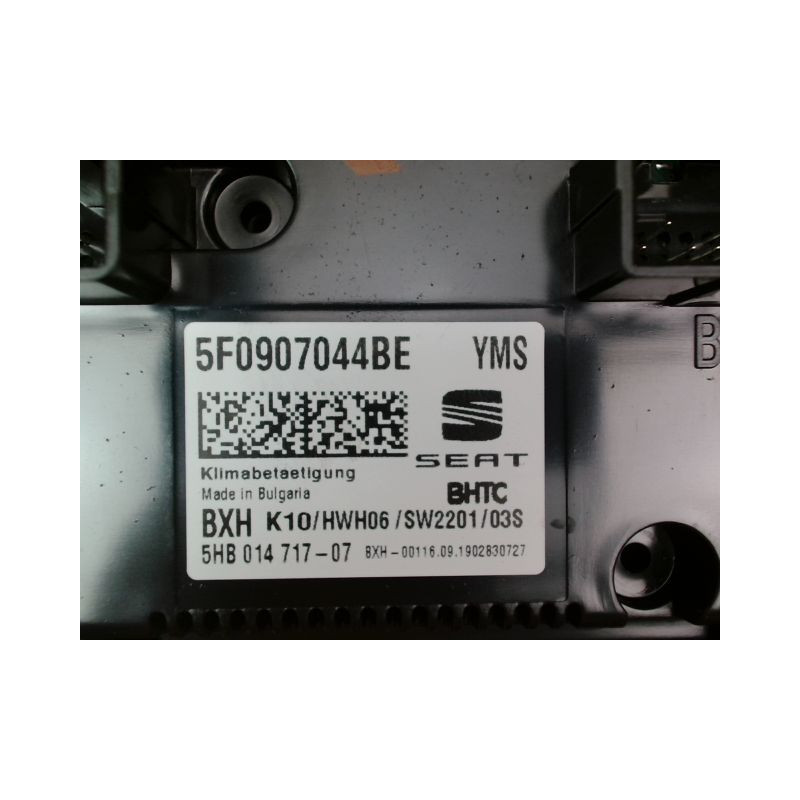 COMMANDE DE CHAUFFAGE SEAT LEON 2009-