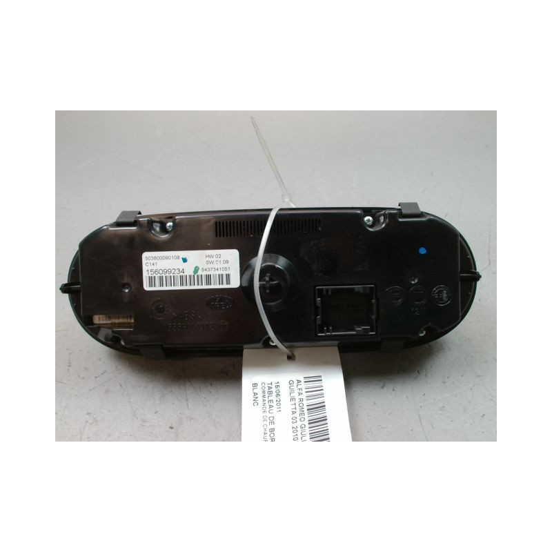 COMMANDE DE CHAUFFAGE ALFA ROMEO GUILIETTA 2010-