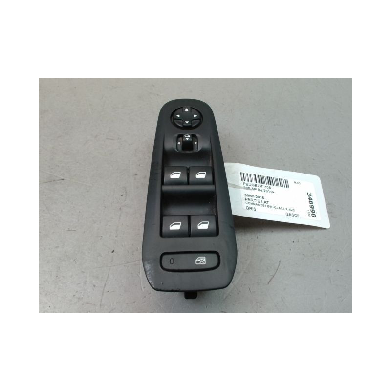 COMMANDE LEVE-GLACE PORTE AVG PEUGEOT 308 2011-