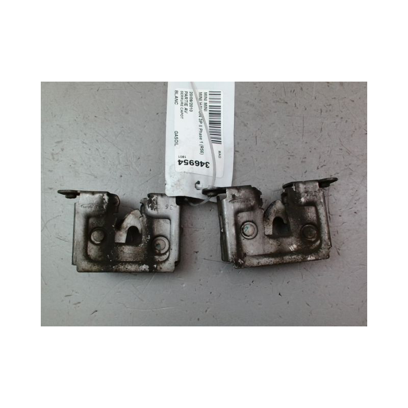 SERRURE CAPOT MINI MINI II Phase 1 (R56) 2006-2010
