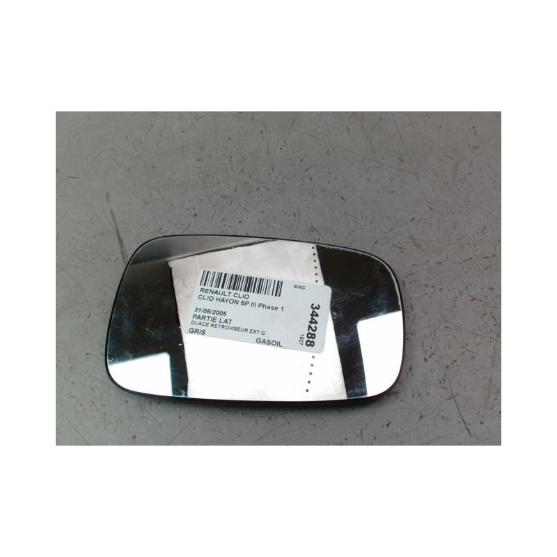 GLACE RETROVISEUR EXT G RENAULT CLIO III Phase 1 2005-2009