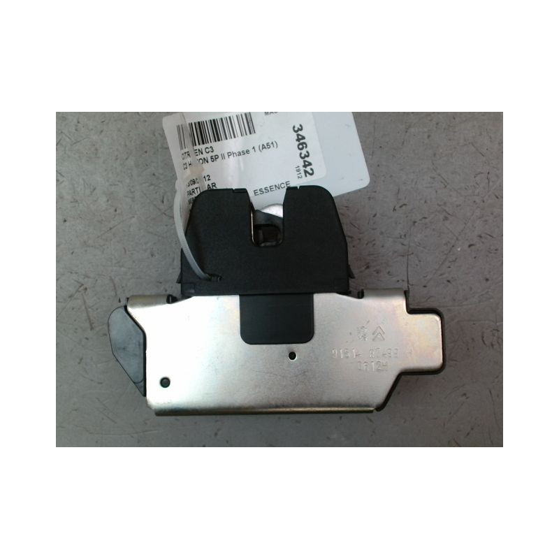 SERRURE HAYON  CITROEN C3 II Phase 1 (A51) 2009-2013