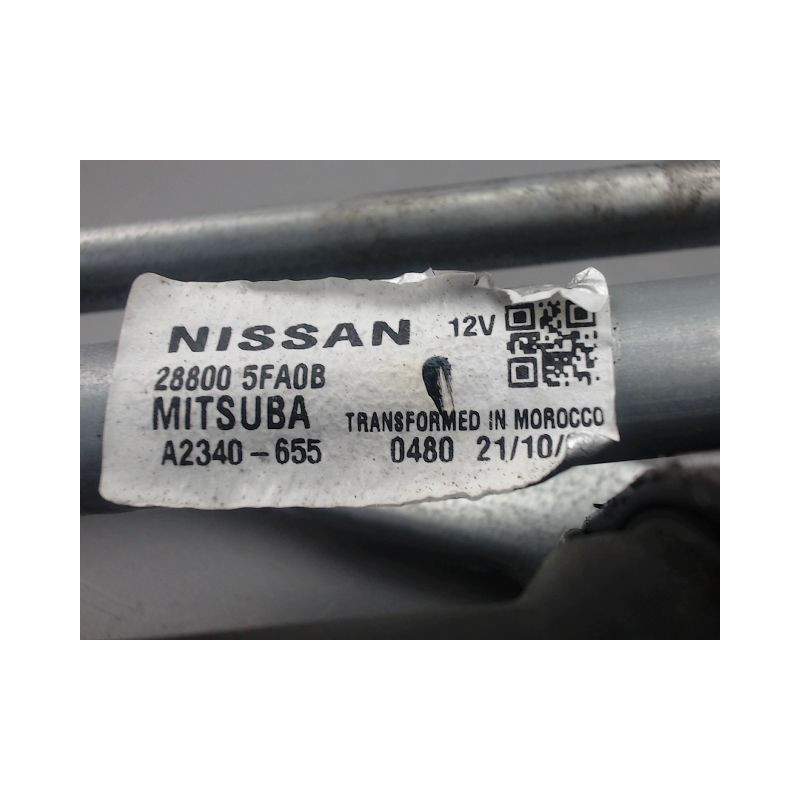 MECANISME ESSUIE-GLACE AVANT NISSAN MICRA
