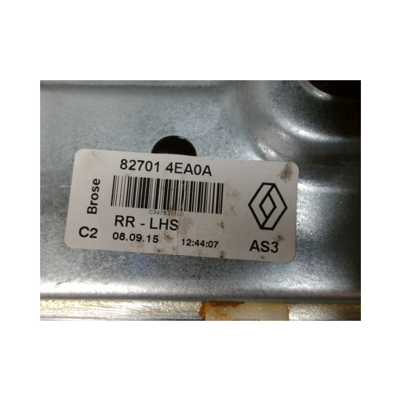 MECANISME+MOTEUR LEVE-GLACE ARRIERE GAUCHE RENAULT KADJAR