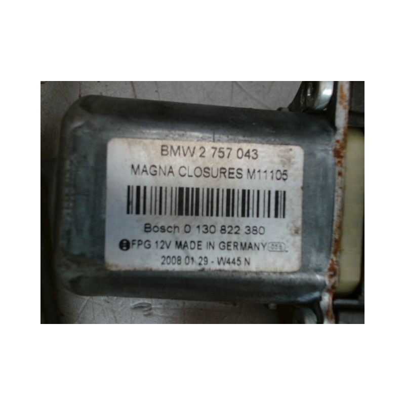 MECANISME+MOTEUR LEVE-GLACE AVANT GAUCHE MINI MINI 2006-