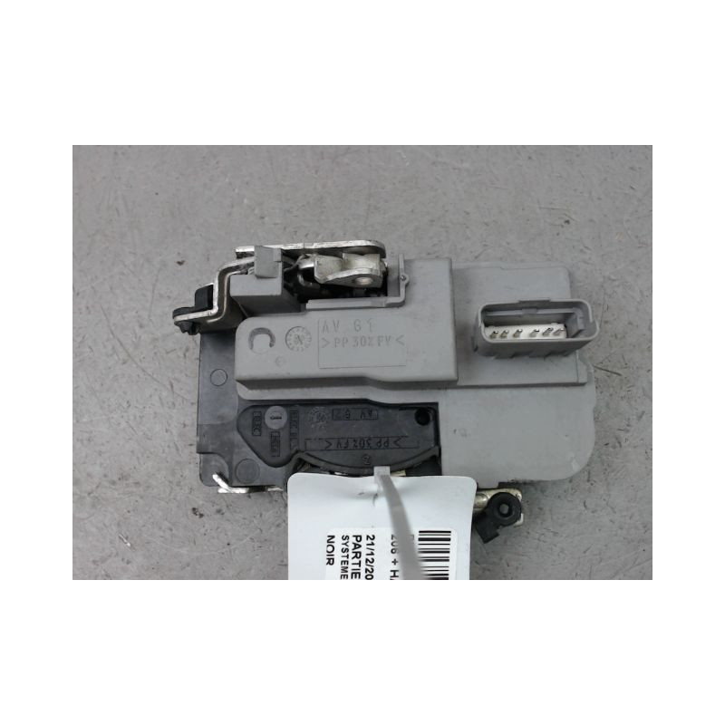 SYSTEME CONDAMNATION AVANT GAUCHE PEUGEOT 206 + 2009-2013