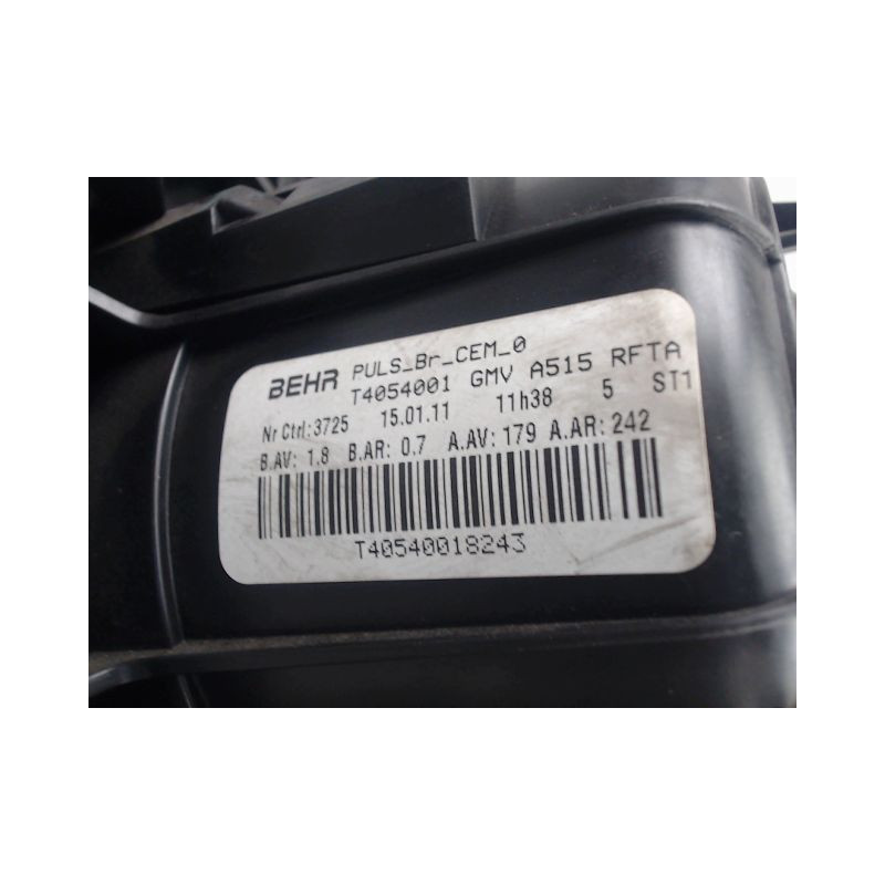 MOTEUR VENTILATEUR CHAUFFAGE CITROEN C3