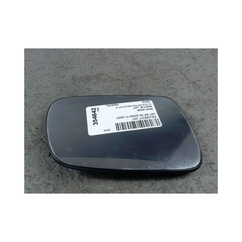 GLACE RETROVISEUR EXT D PEUGEOT 307 2005-2007