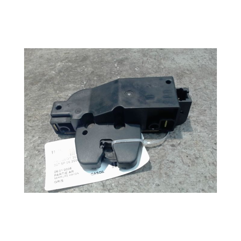 SERRURE HAYON  PEUGEOT 307 2005-2007