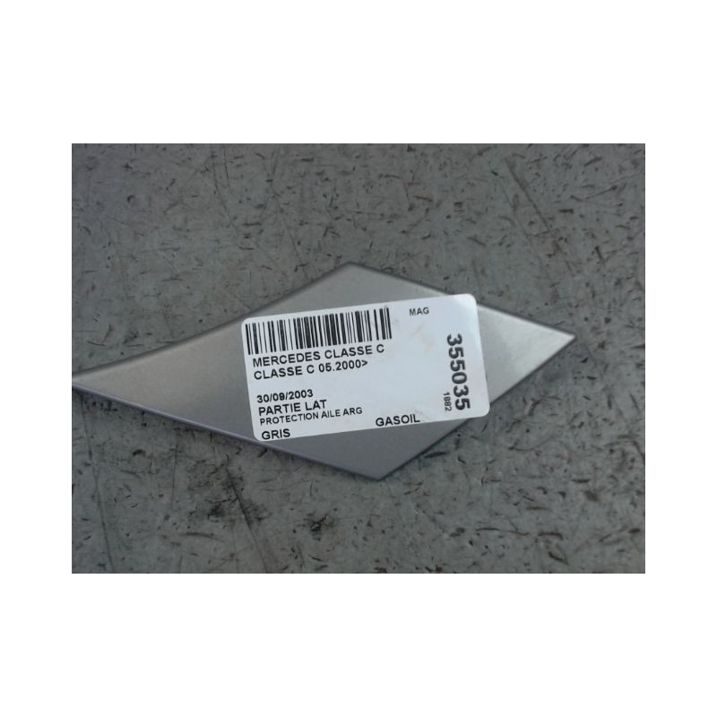 PROTECTION AILE ARRIERE GAUCHE MERCEDES CLASSE C 2000-