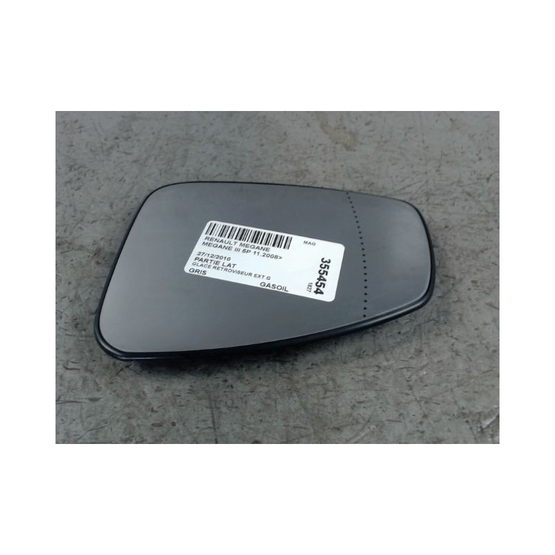 GLACE RETROVISEUR EXT G RENAULT MEGANE III 2008-