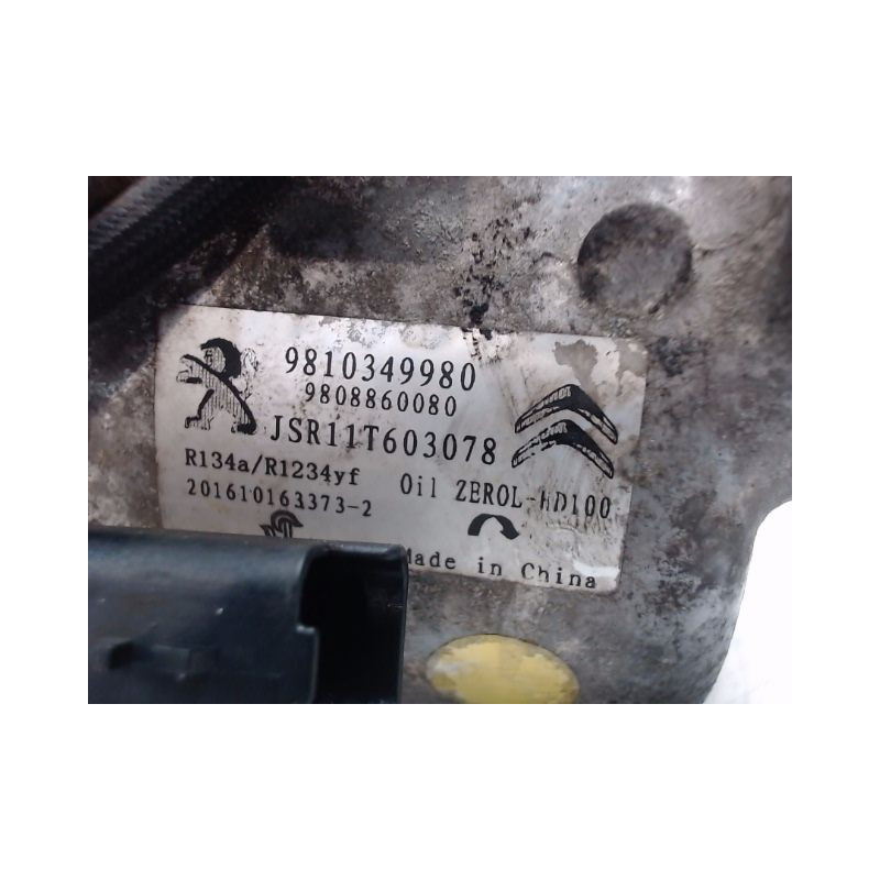 COMPRESSEUR AIR CONDITIONNE CITROEN JUMPY TOLE LONG 2007-