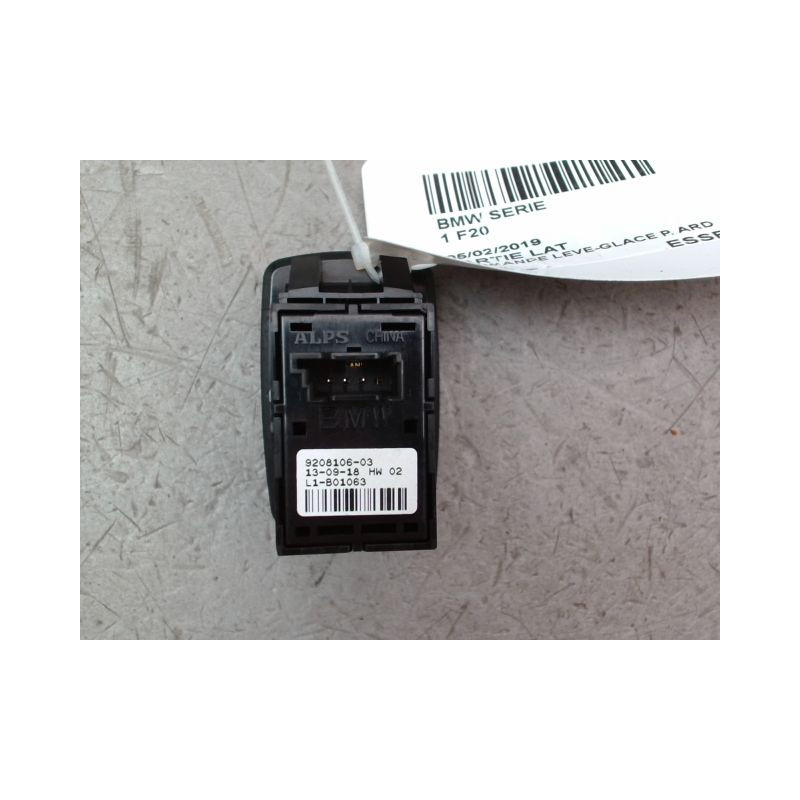 COMMANDE LEVE-GLACE PORTE ARD BMW SERIE 1 II (F20/F21) 2011-...