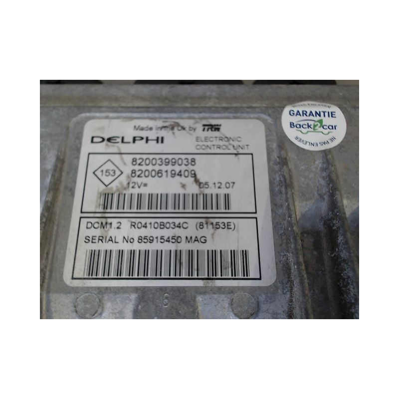 CALCULATEUR MOTEUR RENAULT CLIO