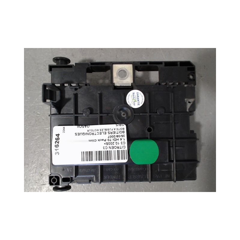 BOITE A FUSIBLES CITROEN C3 2005-