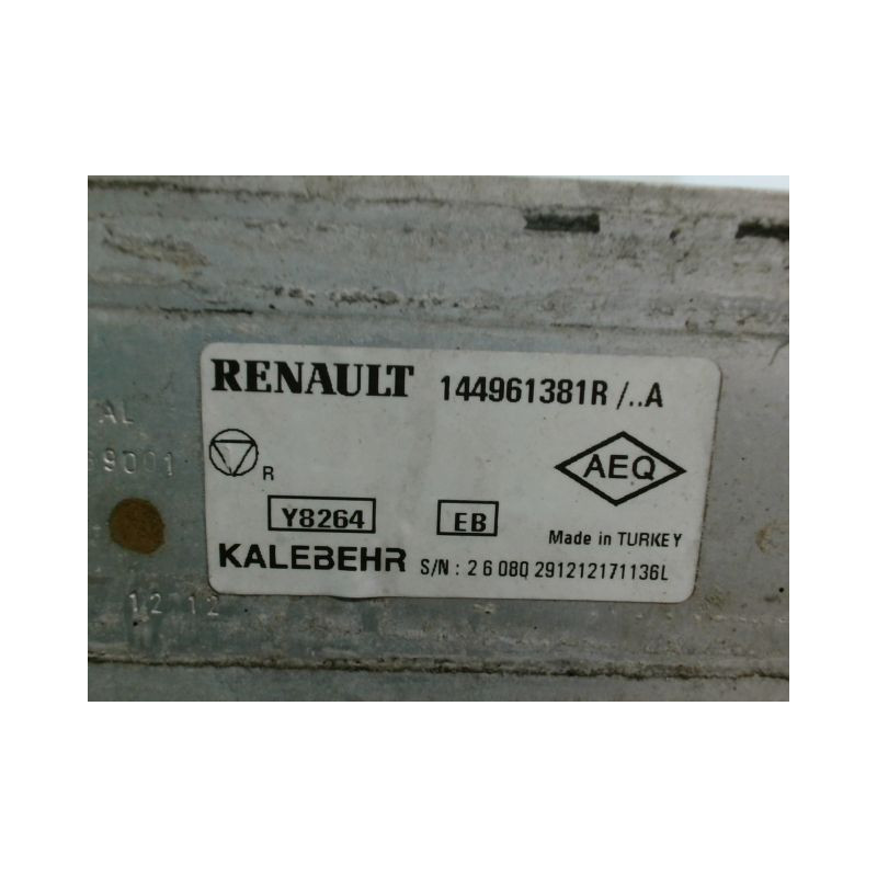 ECHANGEUR AIR RENAULT CAPTUR Phase 1 2013-...