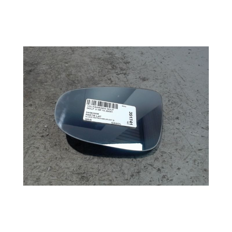 GLACE RETROVISEUR EXT G VOLKSWAGEN GOLF VI 2008-