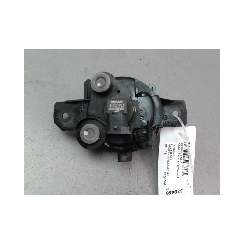 PHARE ANTIBROUILLARD AVANT GAUCHE RENAULT CLIO II Phase 2 2001-2006