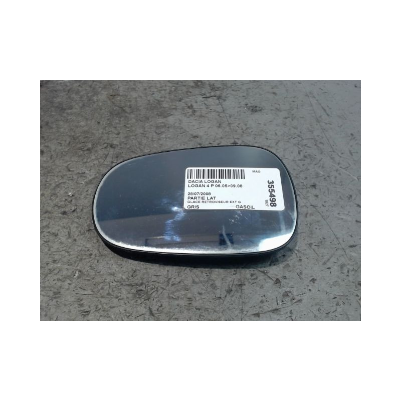 GLACE RETROVISEUR EXT G DACIA LOGAN 4 P 05-08