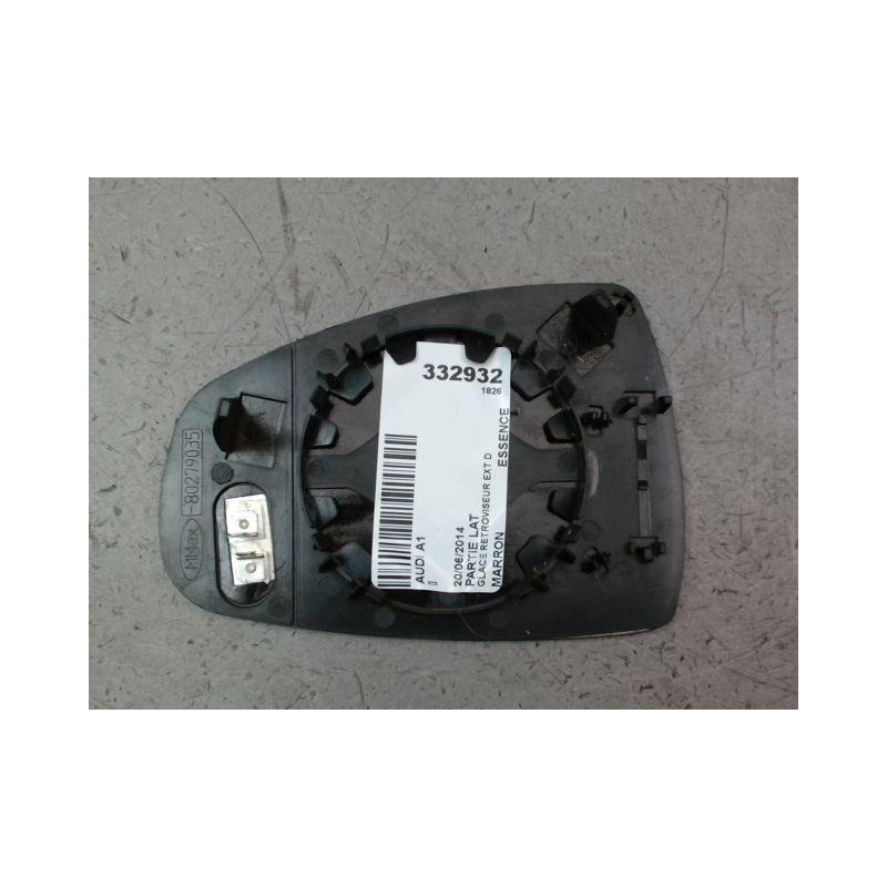 GLACE RETROVISEUR EXT D AUDI A1 Phase 1 (8X) 2010-2015