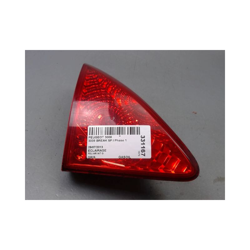 FEU ARRIERE INTERIEUR GAUCHE PEUGEOT 3008 BREAK I Phase 1 2009-2013