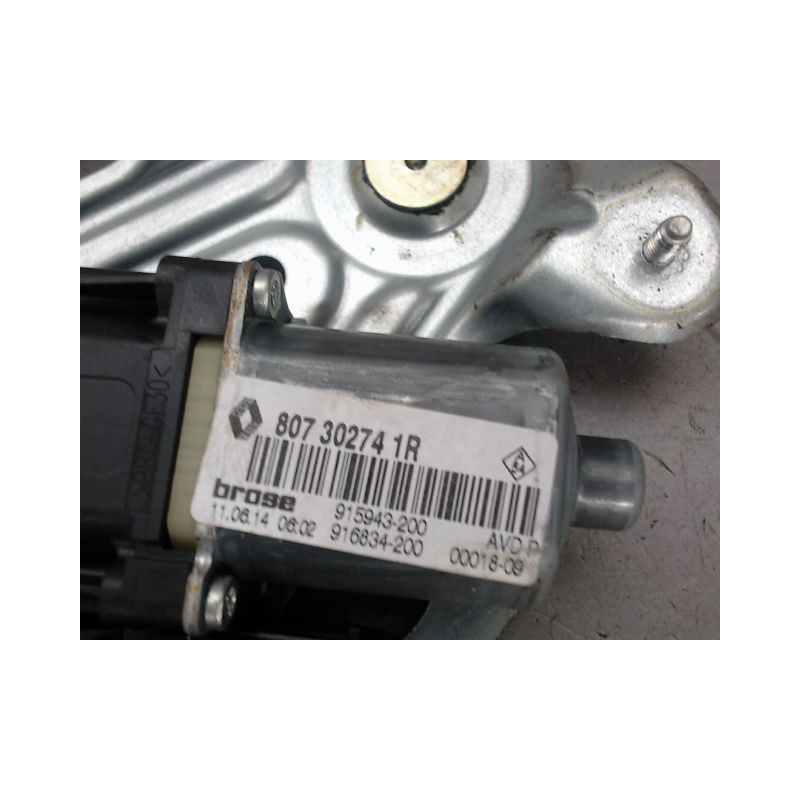 MECANISME LEVE-GLACE AVANT DROIT RENAULT MEGANE