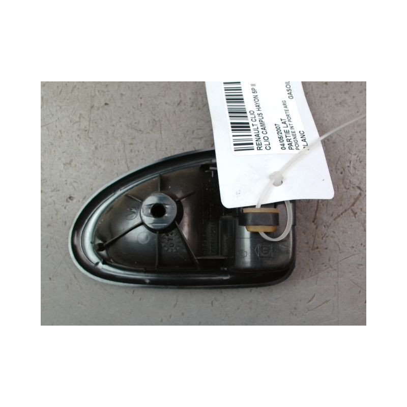 POIGNEE INTERIEURE PORTE ARRIERE GAUCHE RENAULT CLIO CAMPUS II Phase 1 2006-2009