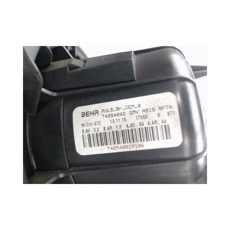 MOTEUR VENTILATEUR CHAUFFAGE CITROEN C3