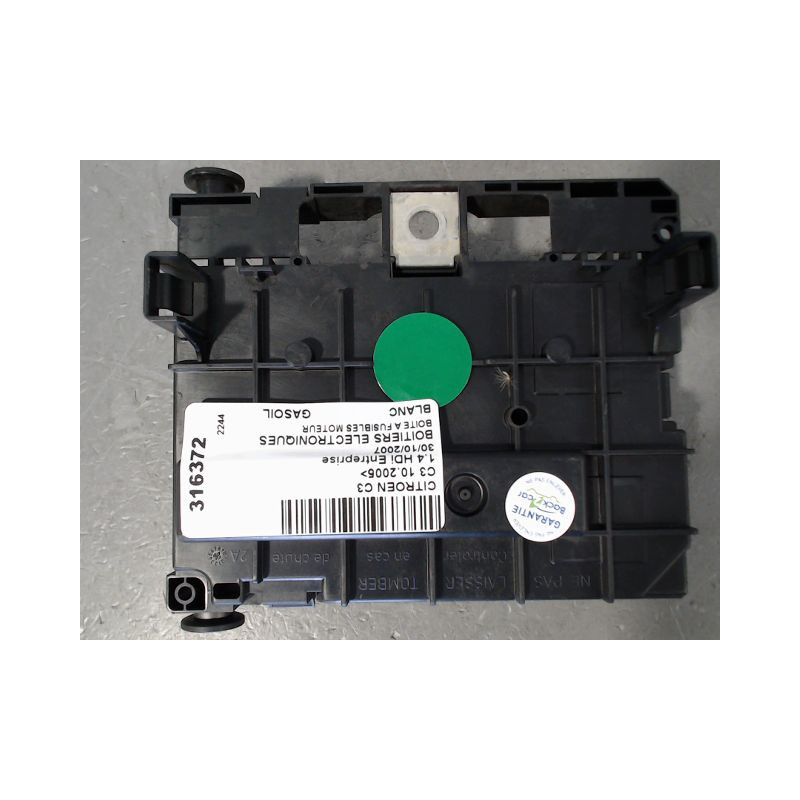 BOITE A FUSIBLES CITROEN C3 2005-