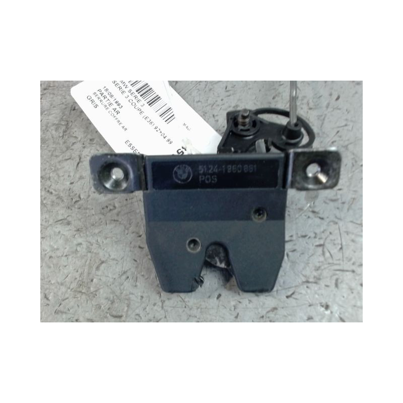 SERRURE COFFRE ARRIERE BMW SERIE 3 COUPE (E36) 92-99