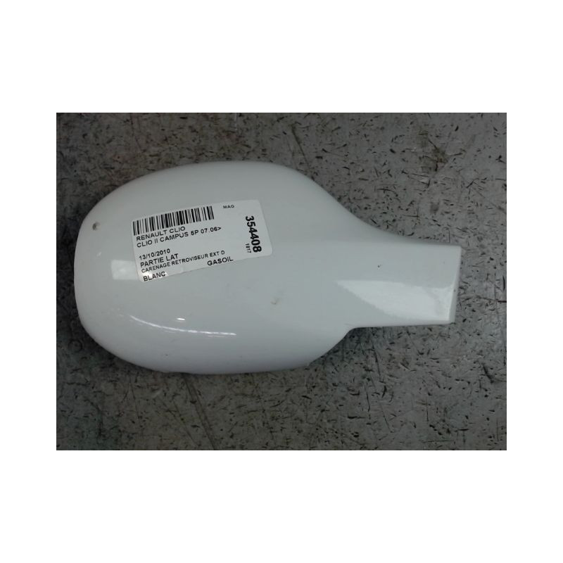CARENAGE RETROVISEUR EXTERIEUR DROIT RENAULT CLIO II CAMPUS 06-