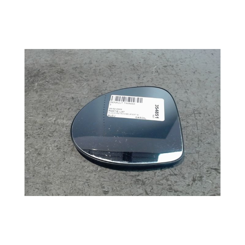 GLACE RETROVISEUR EXT G RENAULT TWINGO 2 2007-