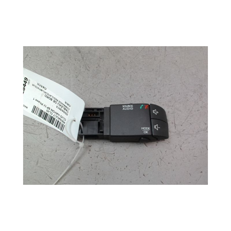 COMMANDE REGULATEUR/LIMITATEUR VITESSE RENAULT CLIO IV Phase 1 2012-...