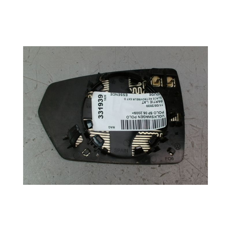 GLACE RETROVISEUR EXT D VOLKSWAGEN POLO 2009-